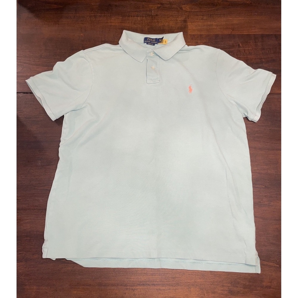 Polo Ralph Lauren Mint Green Collared Classic Fit Shirt - Mens Size XL